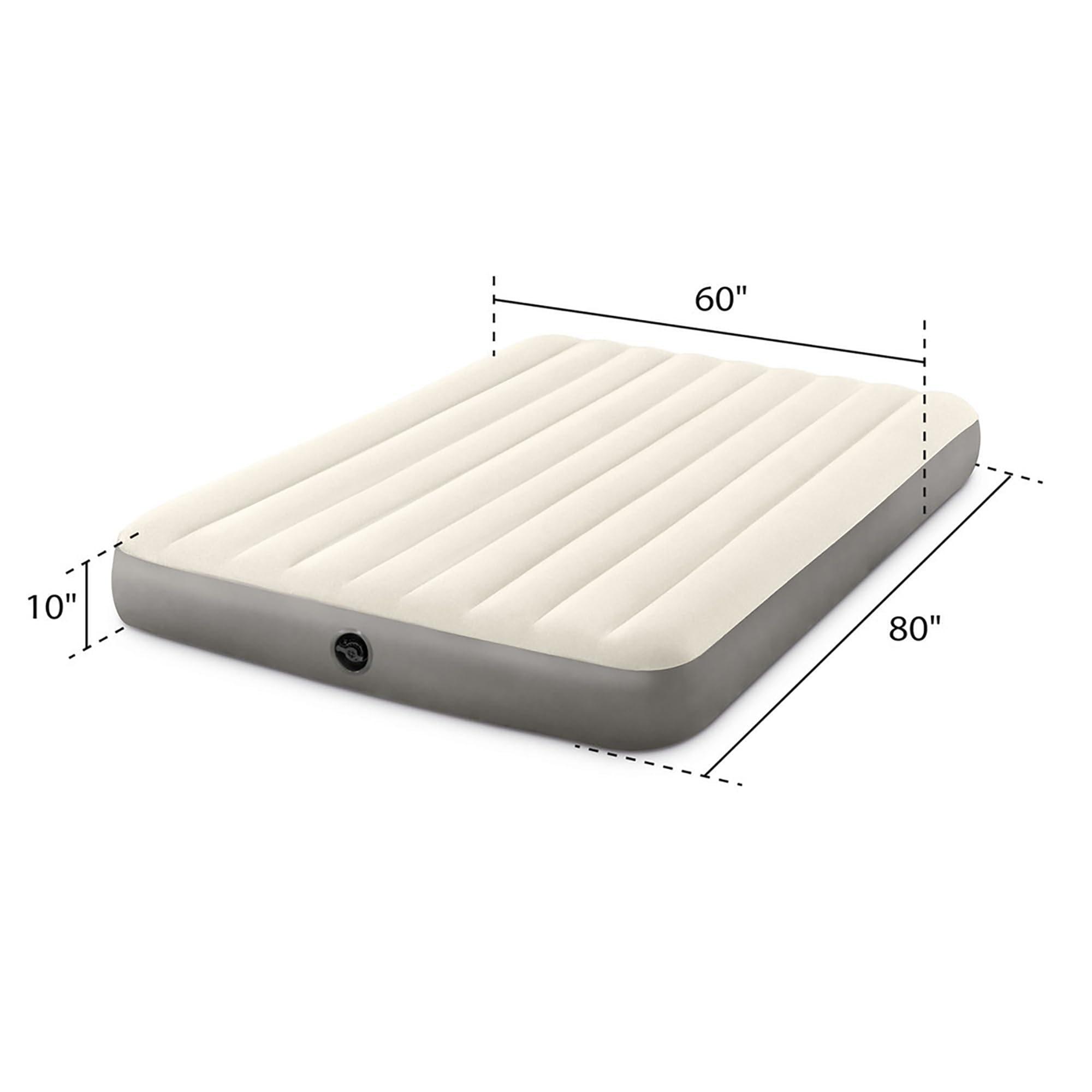 Intex 64103E dura-beam structure provides long-lasting firmness.