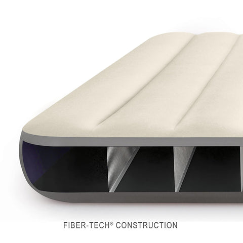 Intex 64103E velvety sleeping surface feels soft and inviting.