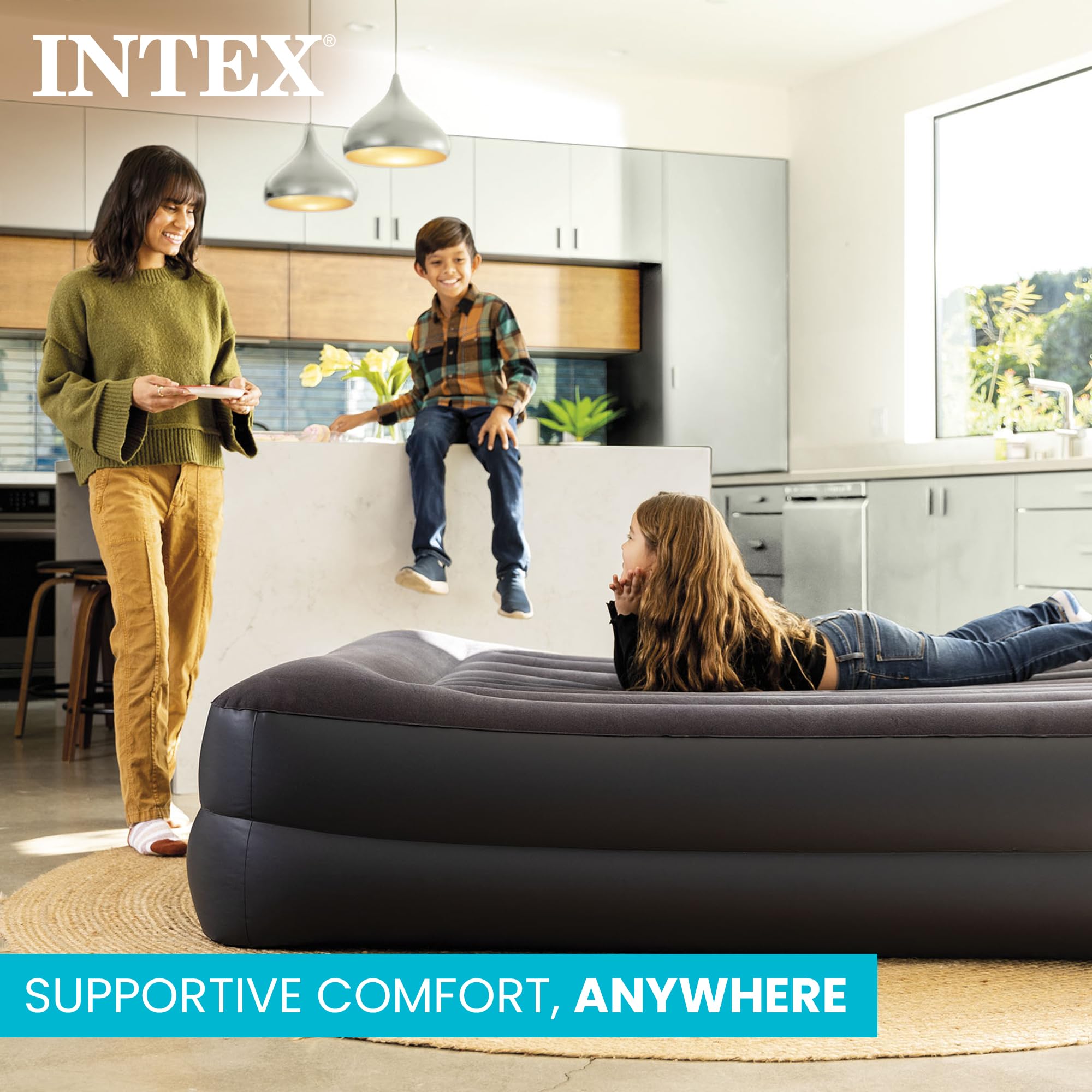Intex 64123ED Fiber-Tech beams provide sturdy, long-lasting support
