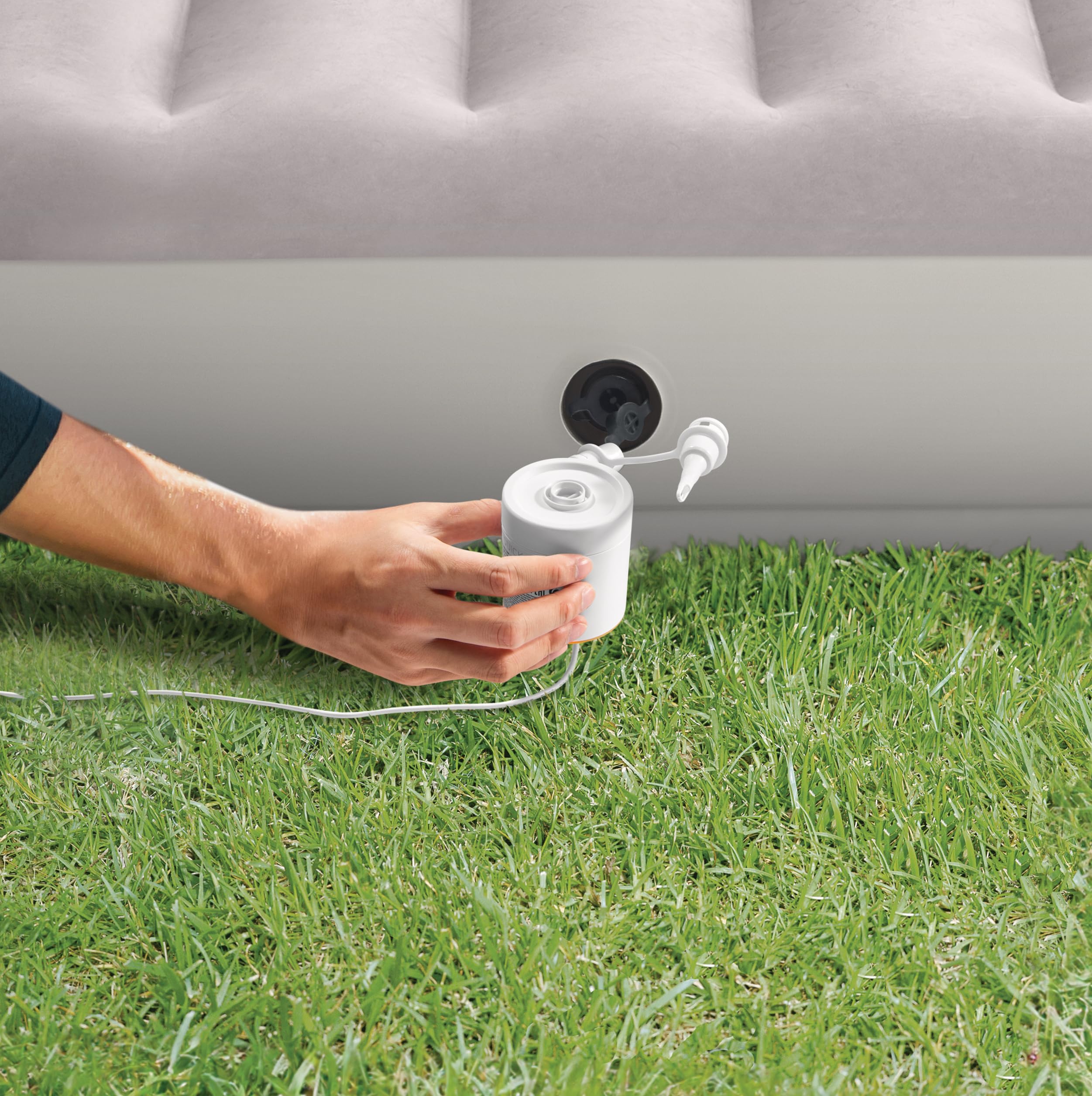 Intex 64177E velvety surface closeup for soft touch and easy cleaning