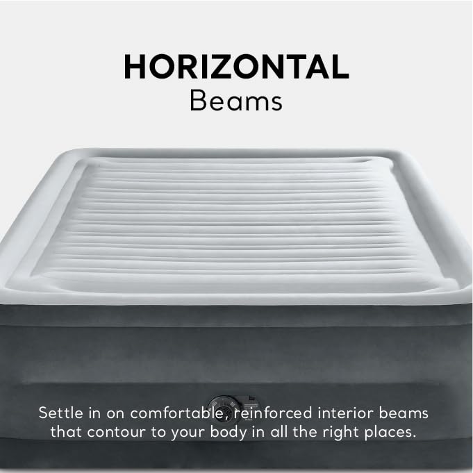 Intex 600 lb capacity supports a wide range of sleepers