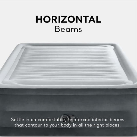 Intex 600 lb capacity supports a wide range of sleepers