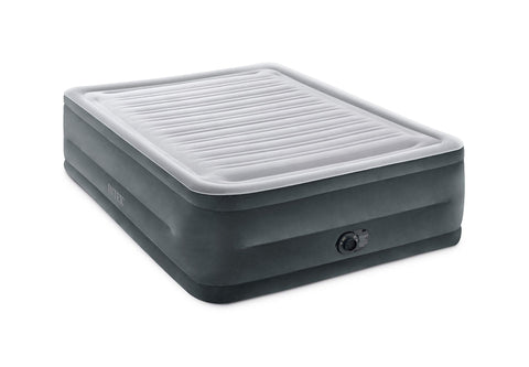 Intex 64417ED queen Dura-Beam comfort plush top provides cushioned sleep on the go