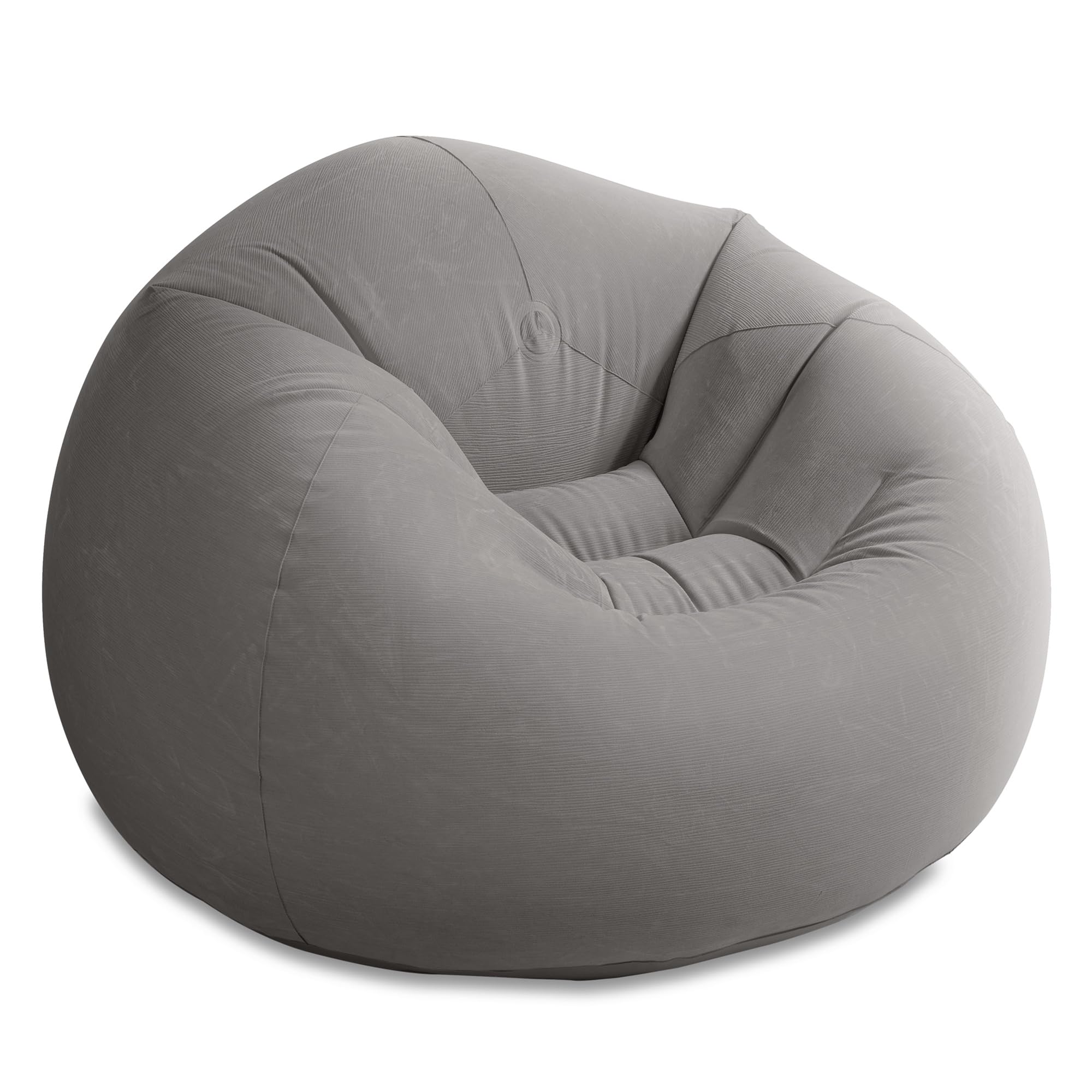 Intex beanless bag chair with corduroy texture closeup for cozy lounge vibes
