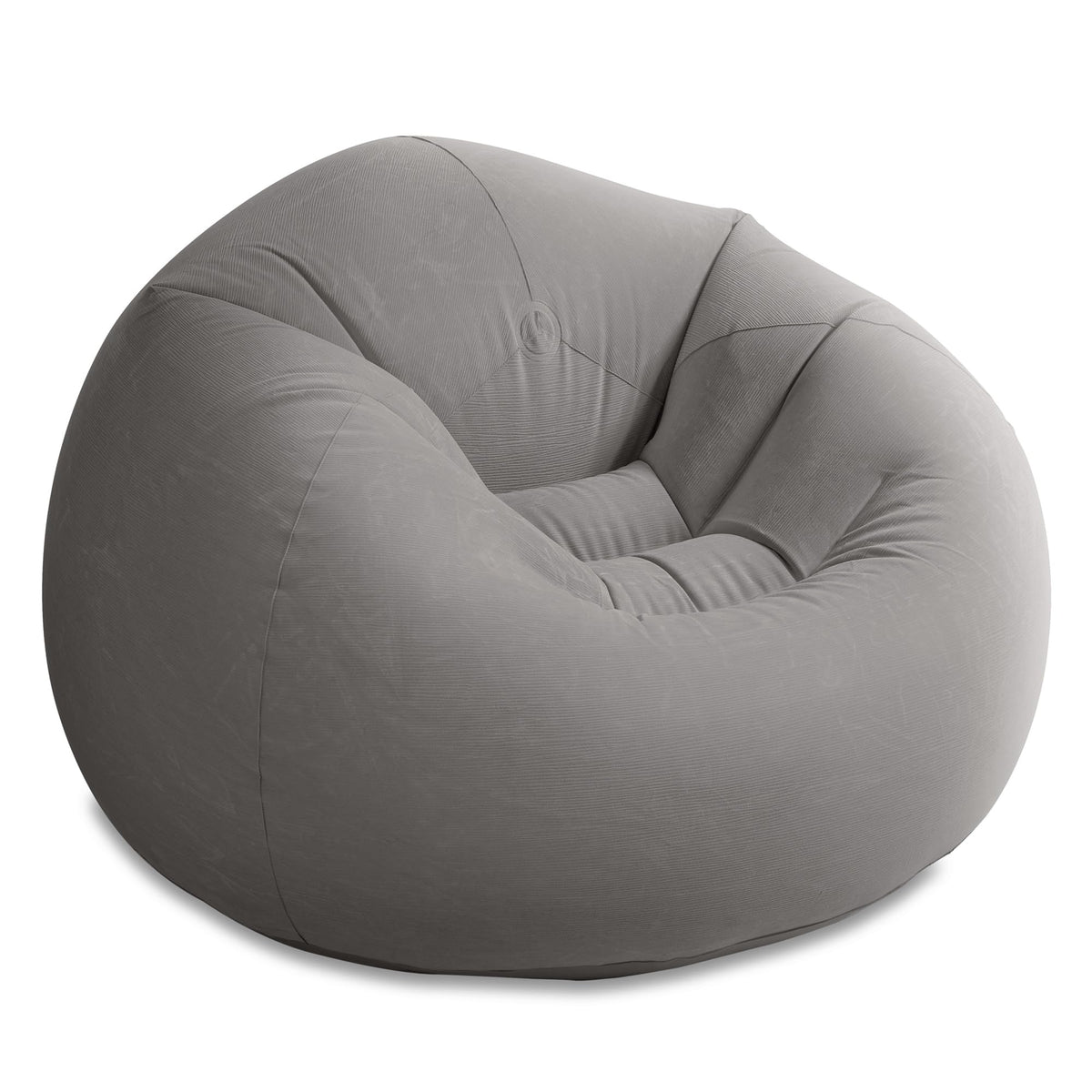 Intex beanless bag chair with corduroy texture closeup for cozy lounge vibes