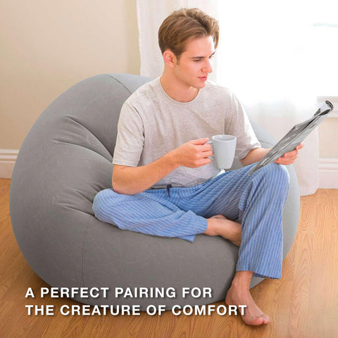 Intex durable 15-gauge vinyl construction for long-lasting lounging