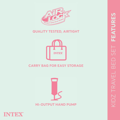Intex star-printed surface invites kids to snuggle during naps