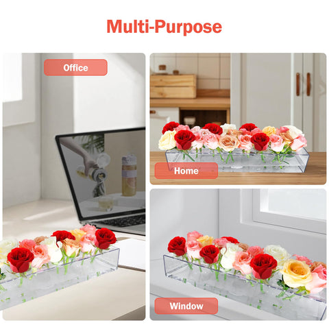 Invariably multi-hole design showcases more flowers with varied arrangements.