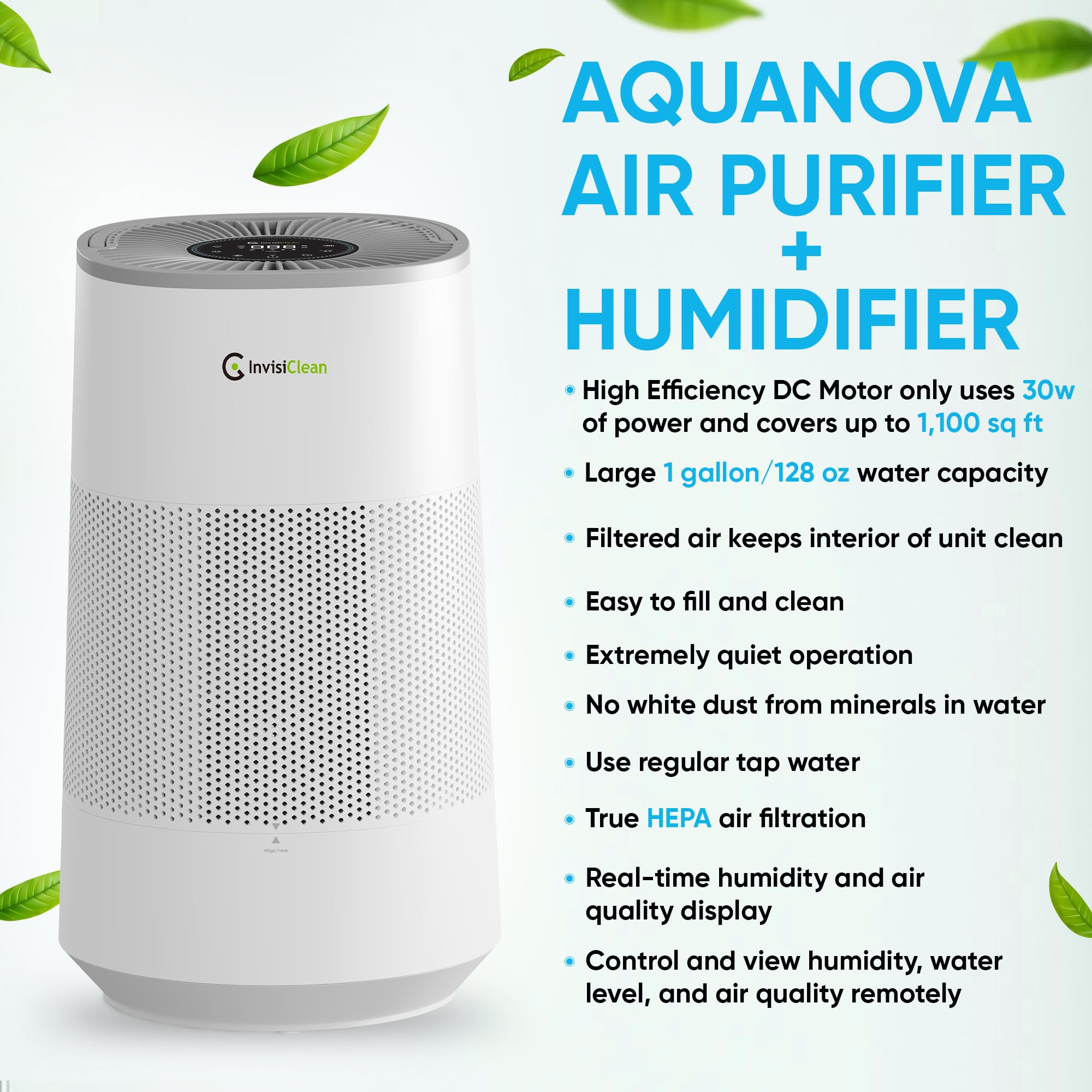 InvisiClean AquaNova Wi‑Fi icon for remote control