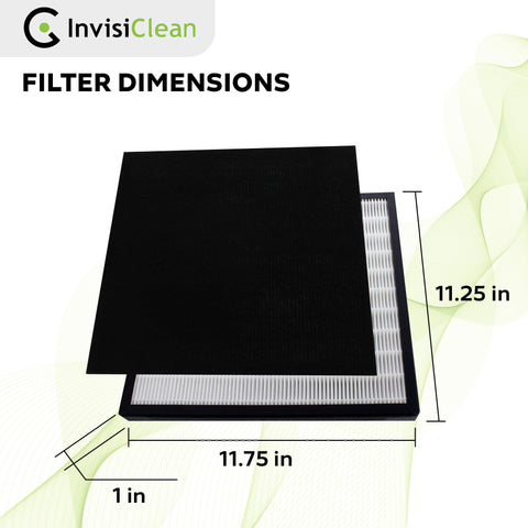 InvisiClean handles dust, pollen, dander, and odors for a cleaner room.