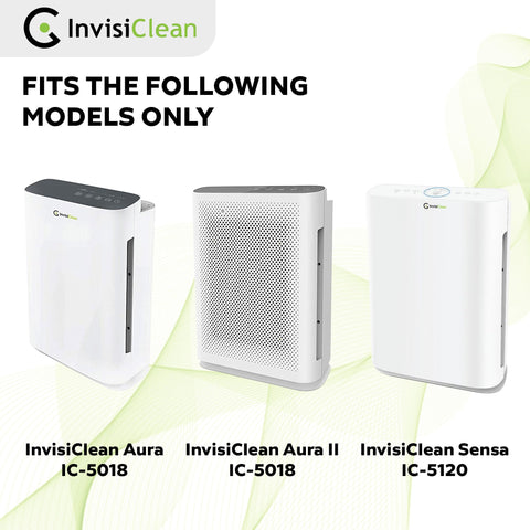 InvisiClean easy installation for Aura and Sensa purifiers.