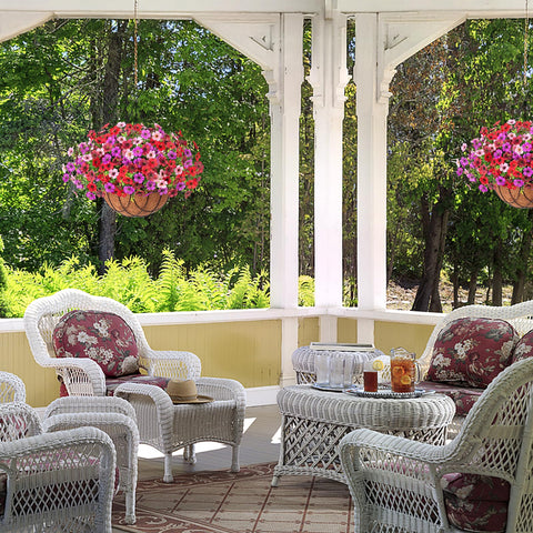 INXUGAO outdoor-use basket resists sun and weather for lasting display