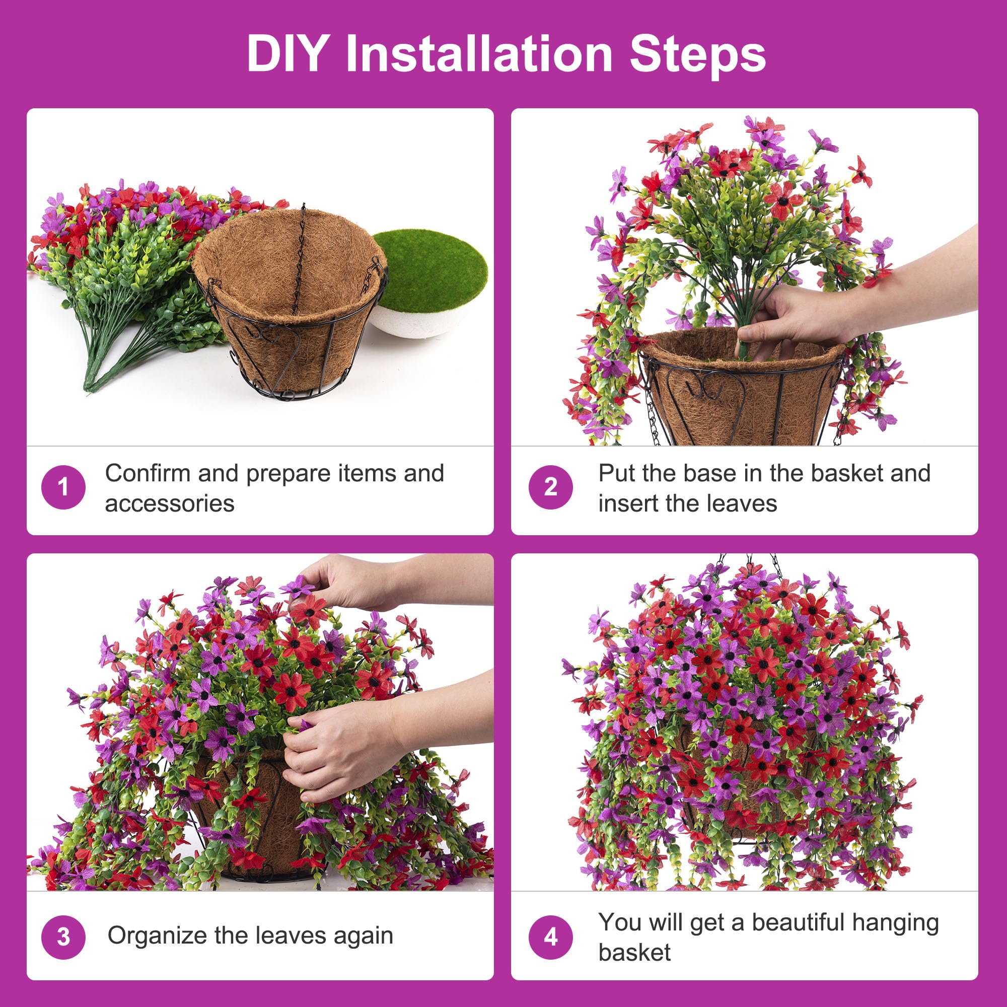 No watering required, ideal for busy outdoor spaces
