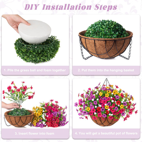 INXUGAO UV-resistant faux plant for maintenance-free garden vibes