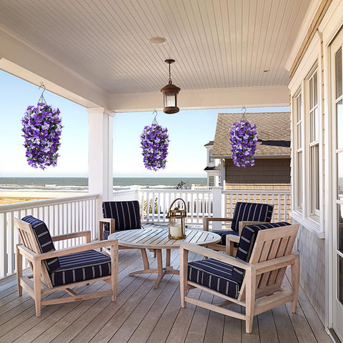 INXUGAO bougainvillea UV-resistant fabric ensures lasting color outdoors.