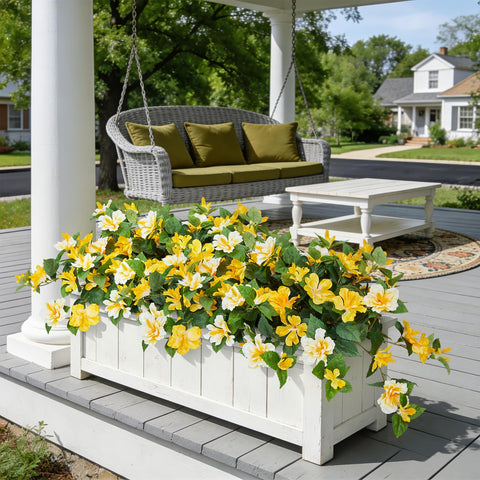 INXUGAO hibiscus with detachable flowers enables easy custom arrangements.