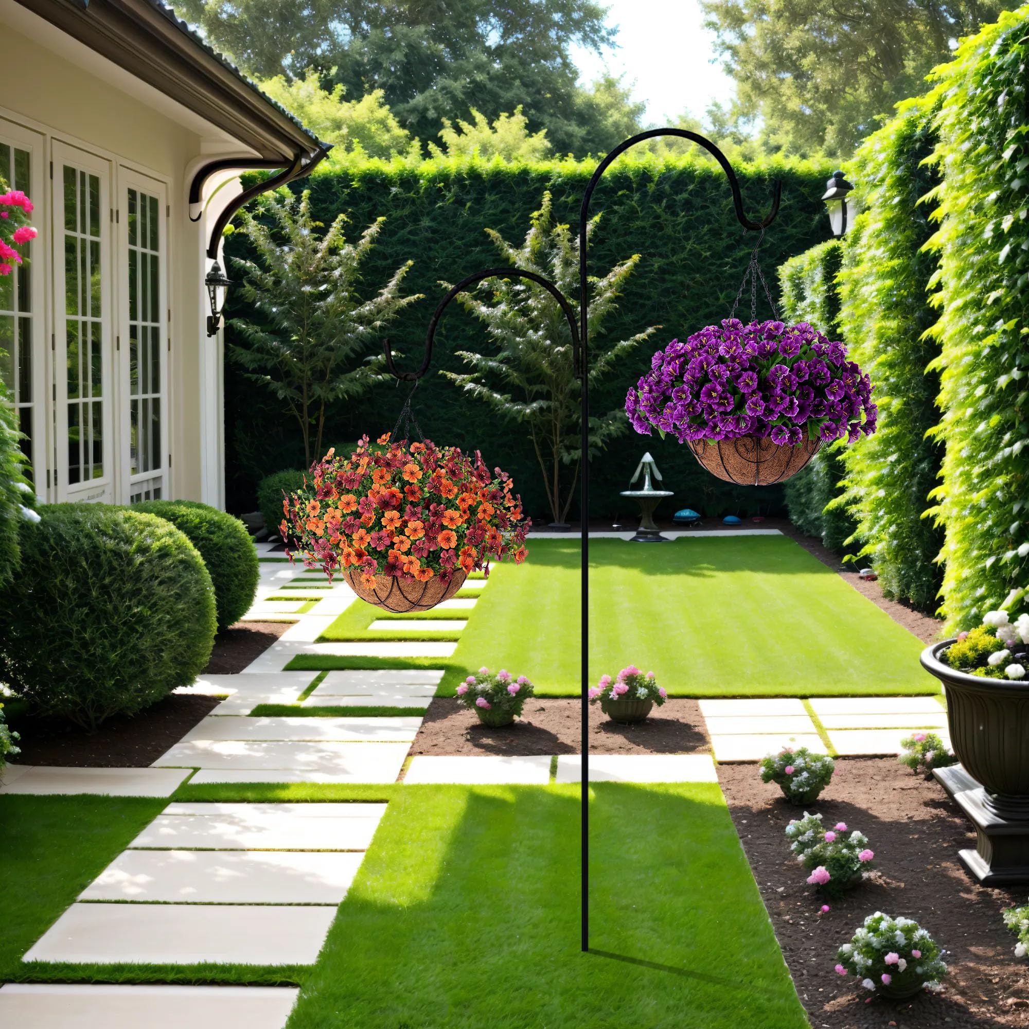 INXUGAO UV-stable artificial greenery for outdoor longevity