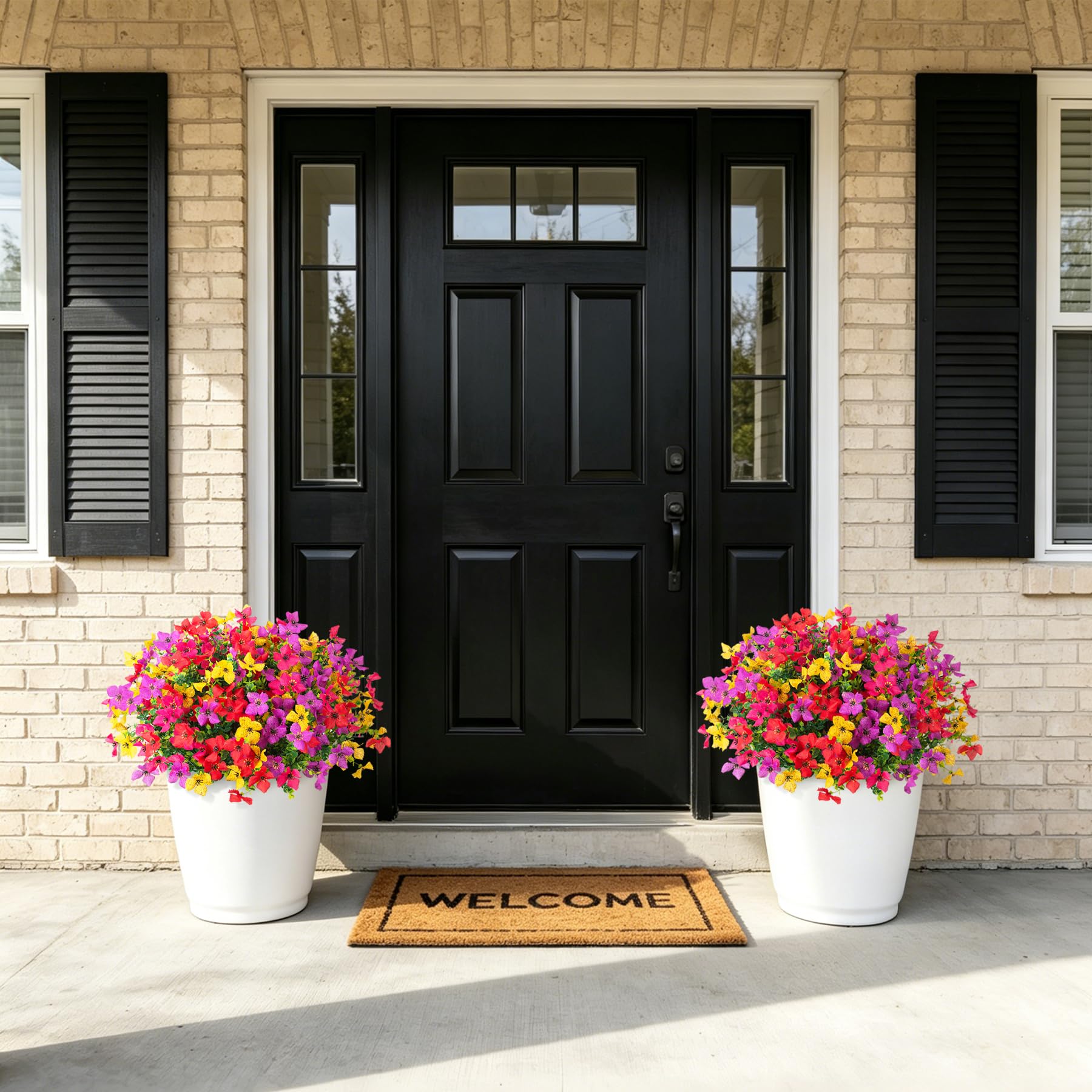INXUGAO front-porch walkway decoration features UV-resistant petals