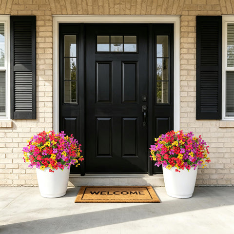 INXUGAO front-porch walkway decoration features UV-resistant petals