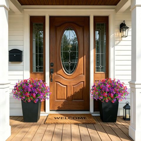 INXUGAO brown daisy bundle adds rustic charm to porch and patio