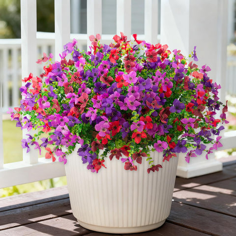 INXUGAO purple daisy bundle for outdoor decor adds year round color