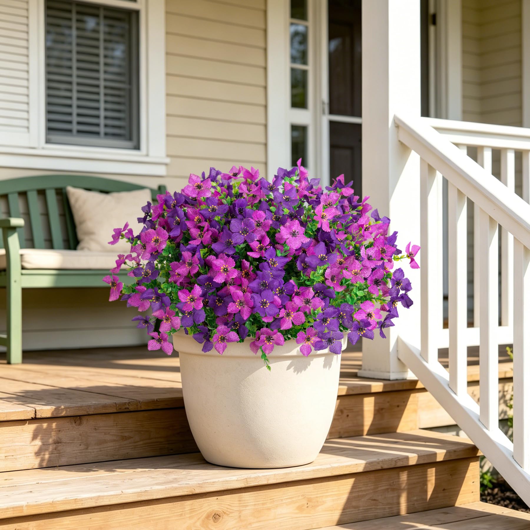 INXUGAO outdoor planter display for porch or yard boosts curb appeal.