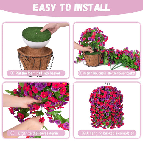 INXUGAO UV-resistant artificial greenery suitable for outdoor use.