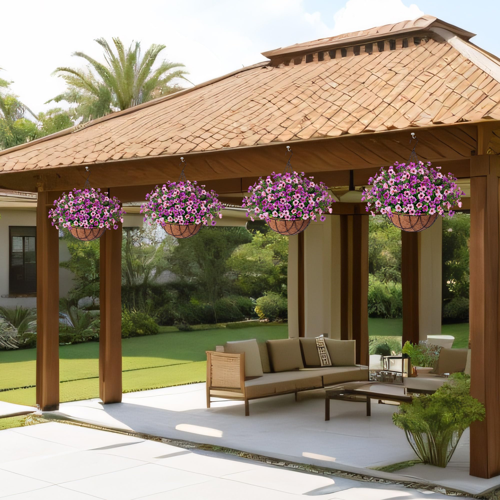 INXUGAO versatile hanging decor for balcony, patio, or garden
