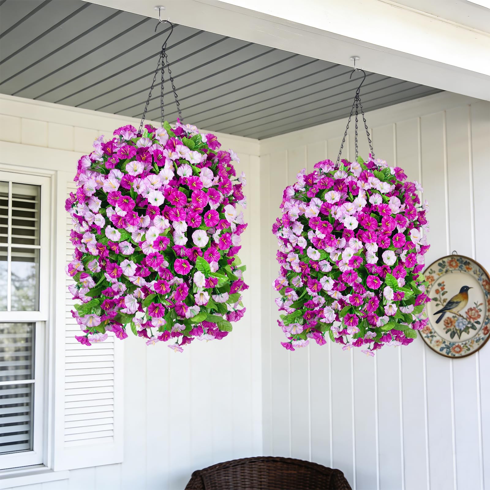 INXUGAO patio garden decor setup suitable for balconies and patios.