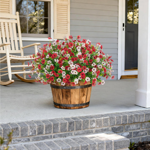 INXUGAO porch decor with daisies offers fresh curb appeal.