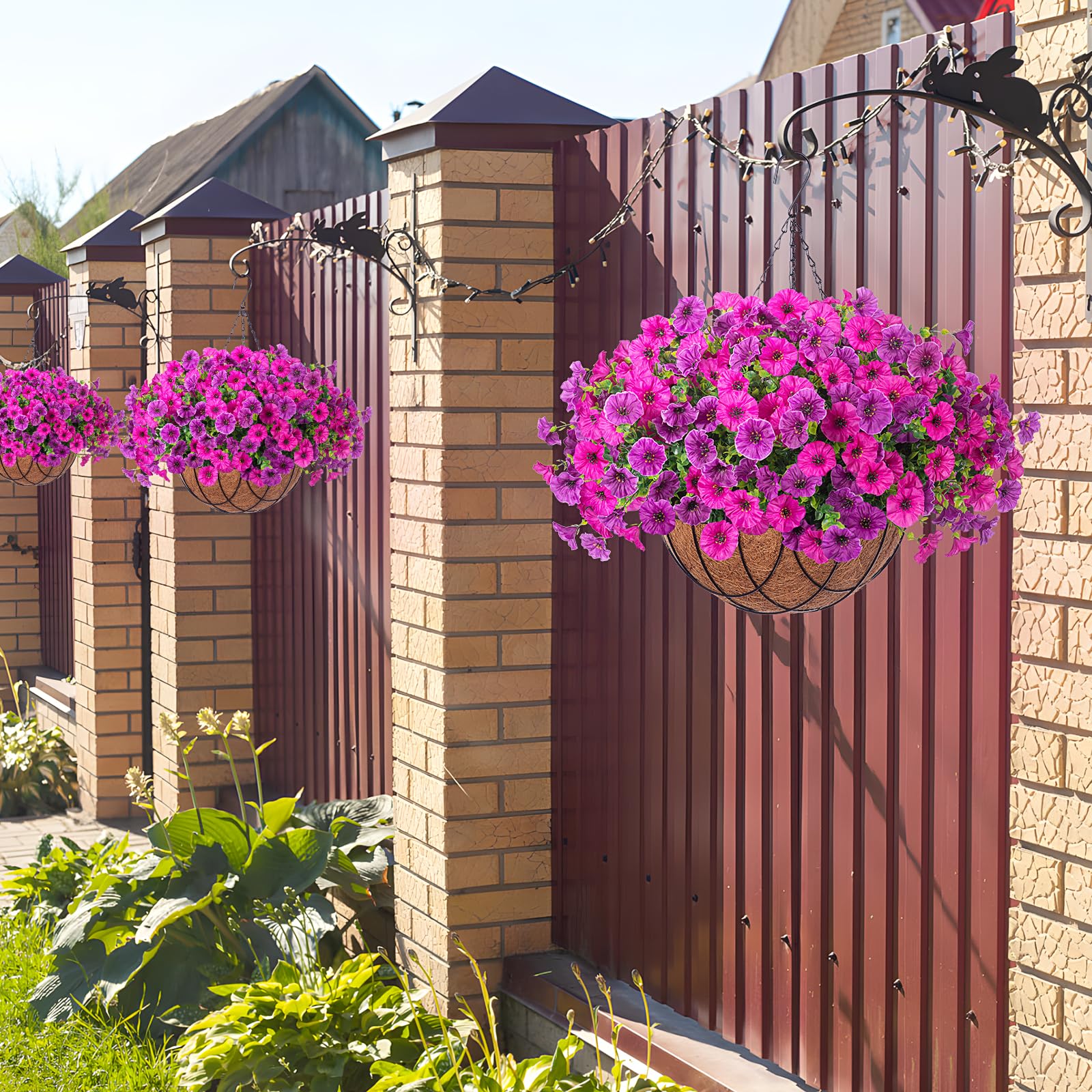 INXUGAO silk flowers featuring UV resistance suitable for patios.