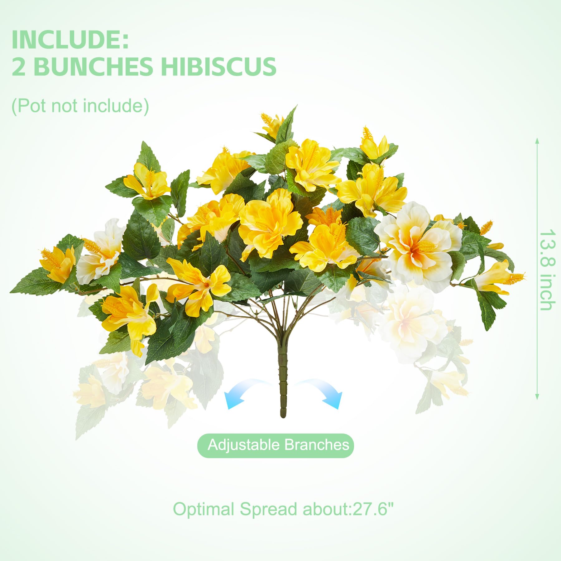 INXUGAO silk leaves offer realistic foliage that stays vibrant year-round.