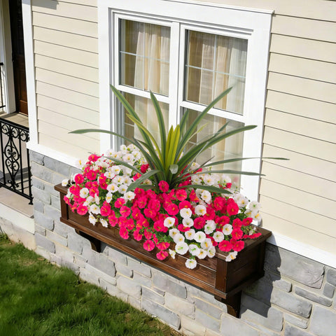 INXUGAO UV-resistant artificial flowers stay vibrant under sun exposure.