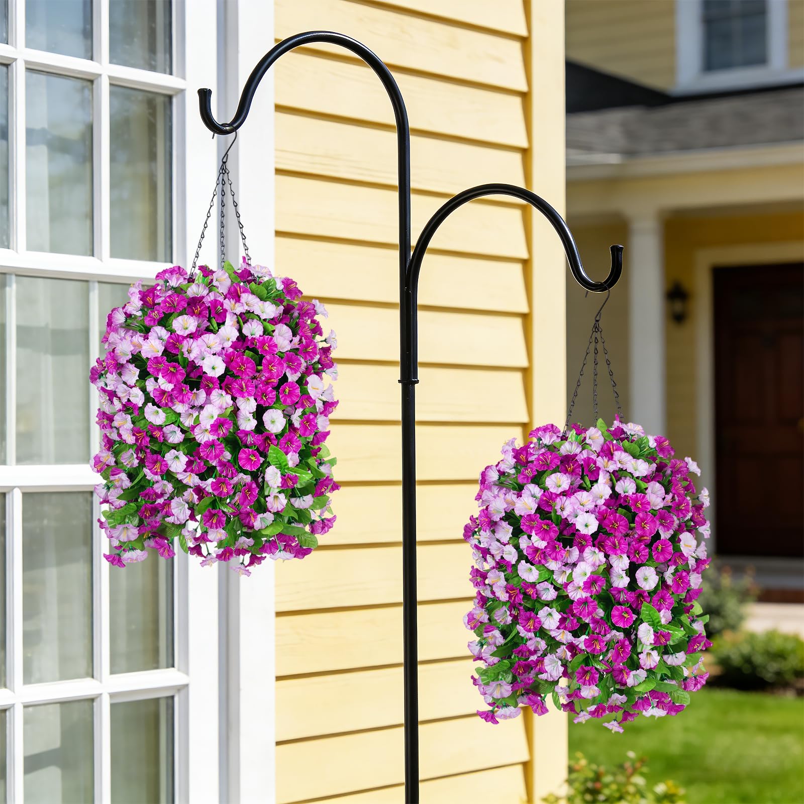 INXUGAO UV-resistant artificial greenery withstands sun without fading.