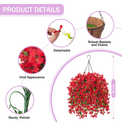 UV-resistant silk blooms from INXUGAO resist outdoor fading.
