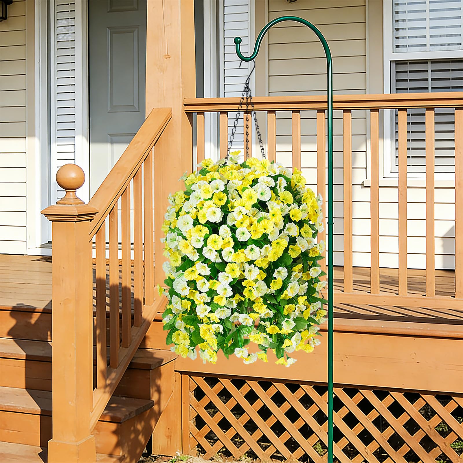 INXUGAO weather-resistant outdoor decor elevates garden or patio spaces with vibrant greenery