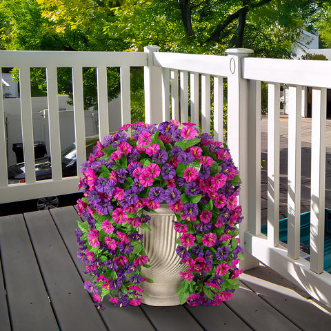 INXUGAO year-round bloom adds spring vibe to balcony