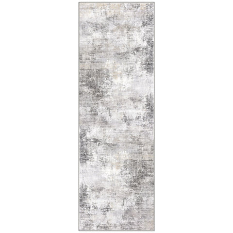 IOHOUZE Abstract Runner 2x6 room setup scene elevates décor with abstract pattern.