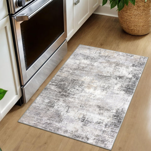 Soft gray-beige tones brighten foyers while hiding footprints