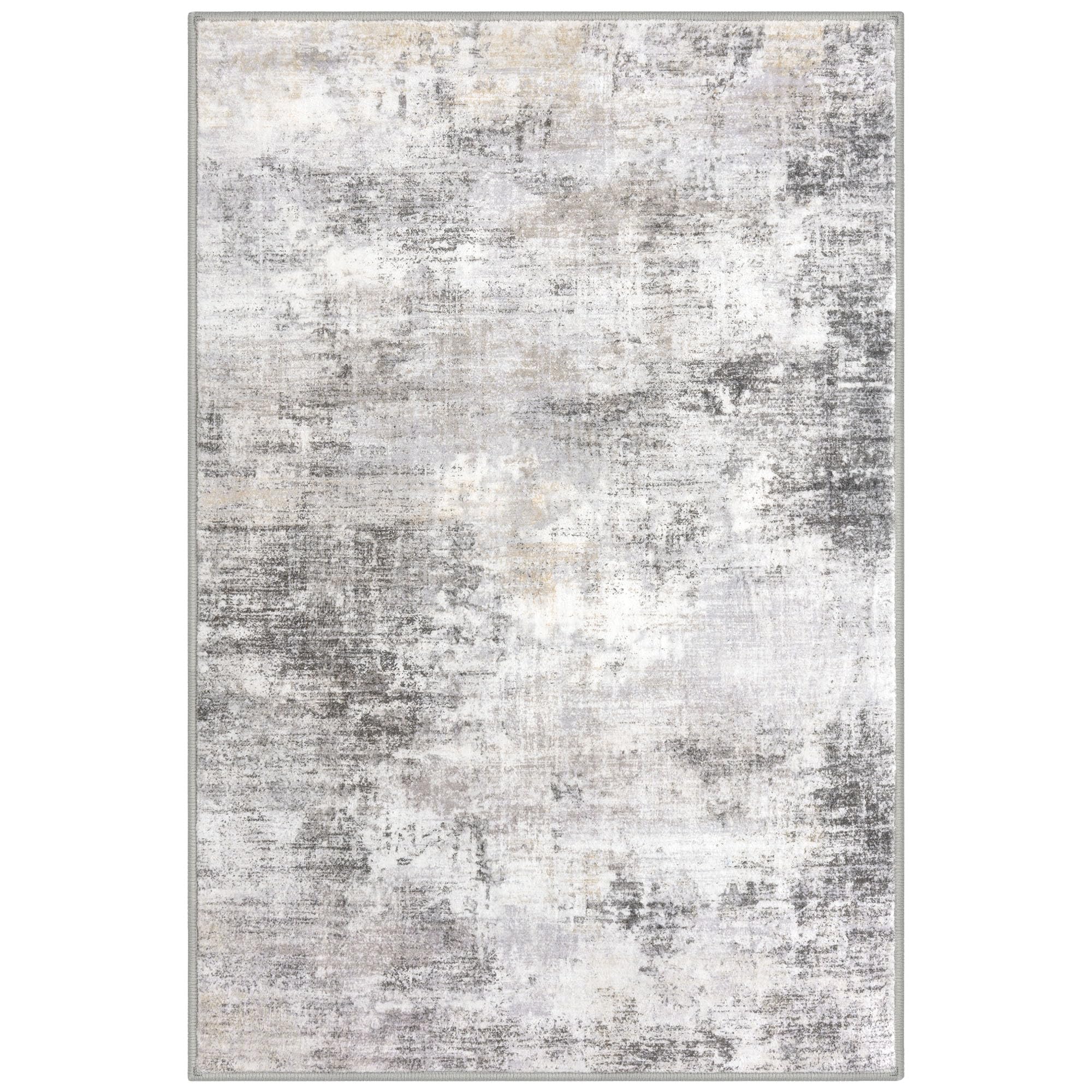 IOHOUZE Abstract Area Rug printed abstract design adds subtle artistry to any room