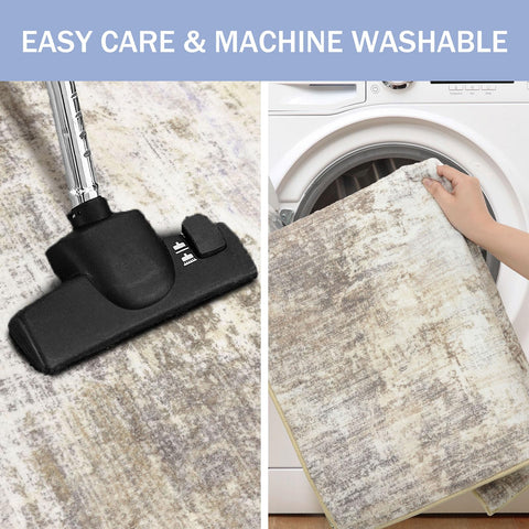 IOHOUZE machine-washable indoor door mat for quick freshening between busy days.