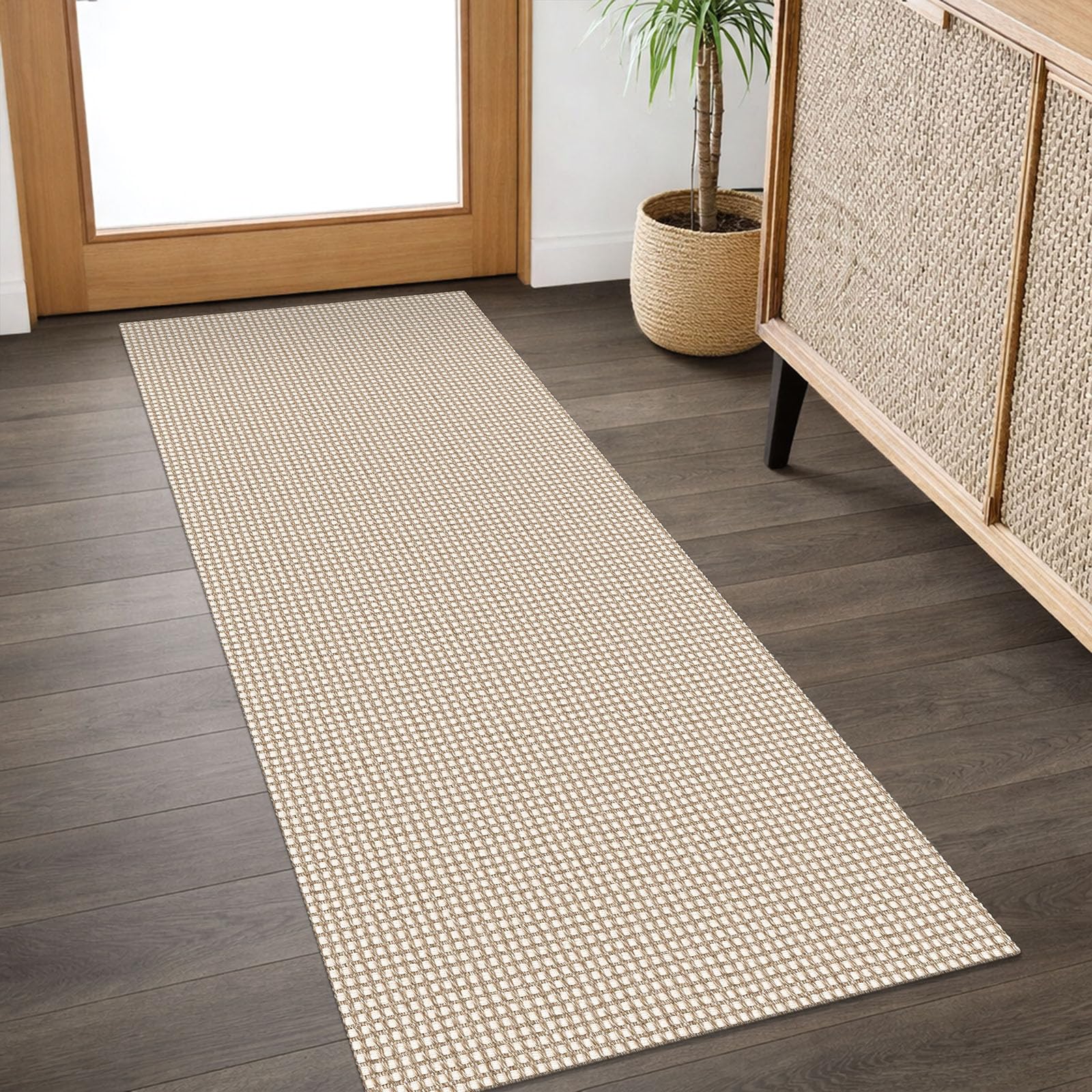 IOHOUZE washable runner rug 2x5 in hallway keeps entryways tidy and inviting