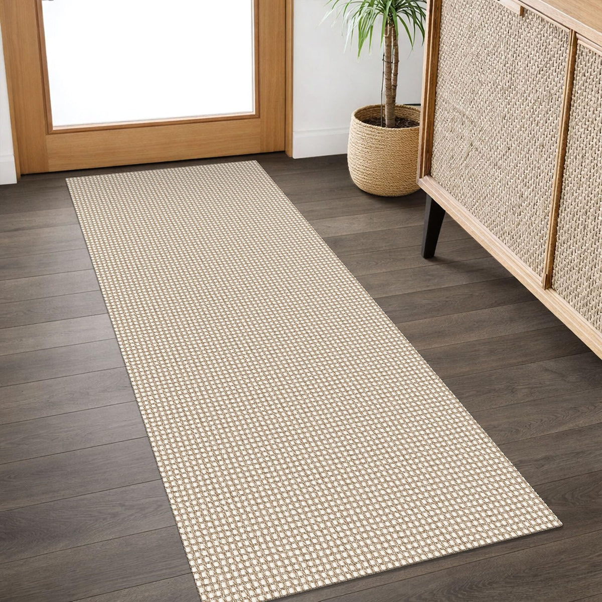 IOHOUZE washable runner rug 2x5 in hallway keeps entryways tidy and inviting