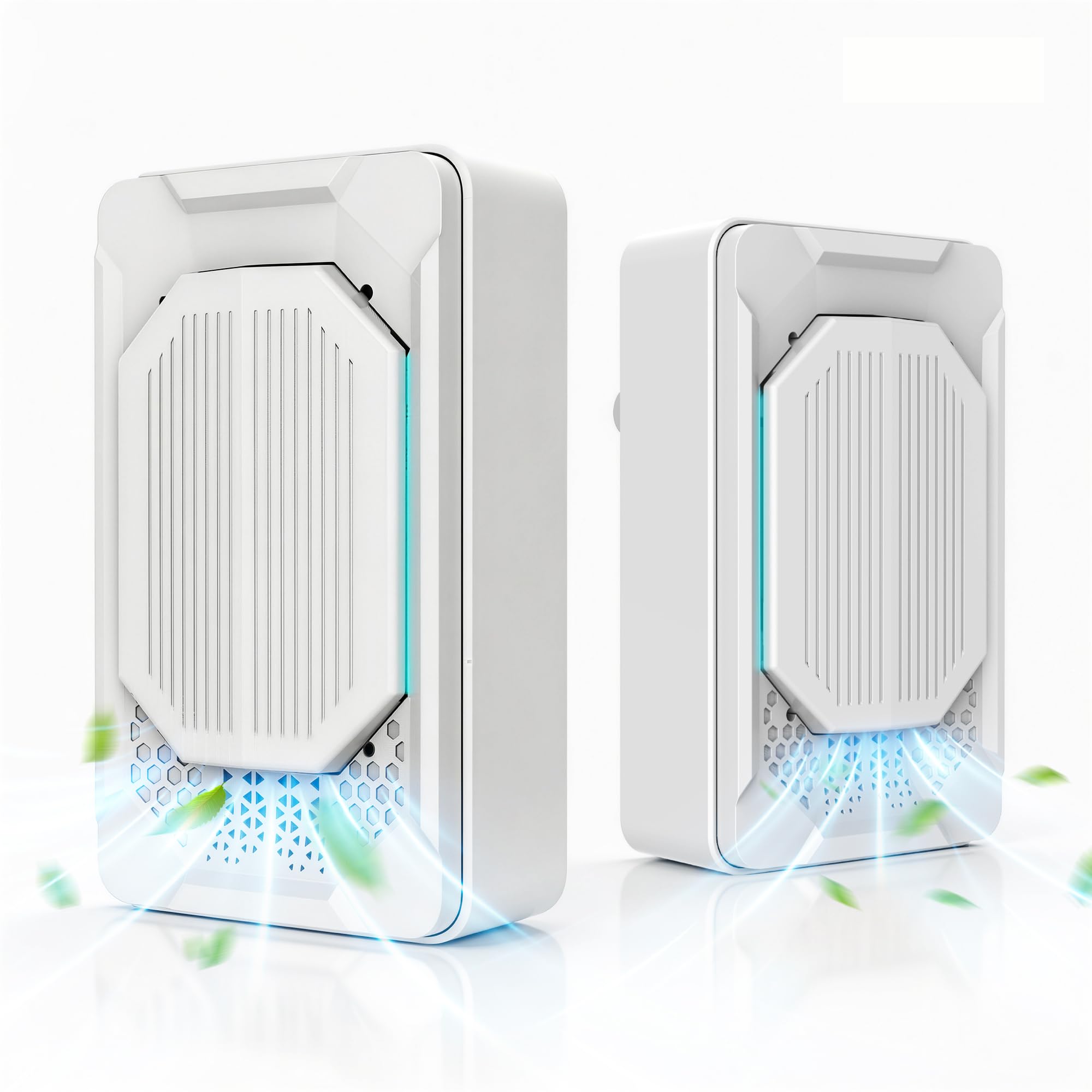 Ionizers air purifier plug-in in bedroom reducing odors and freshening air