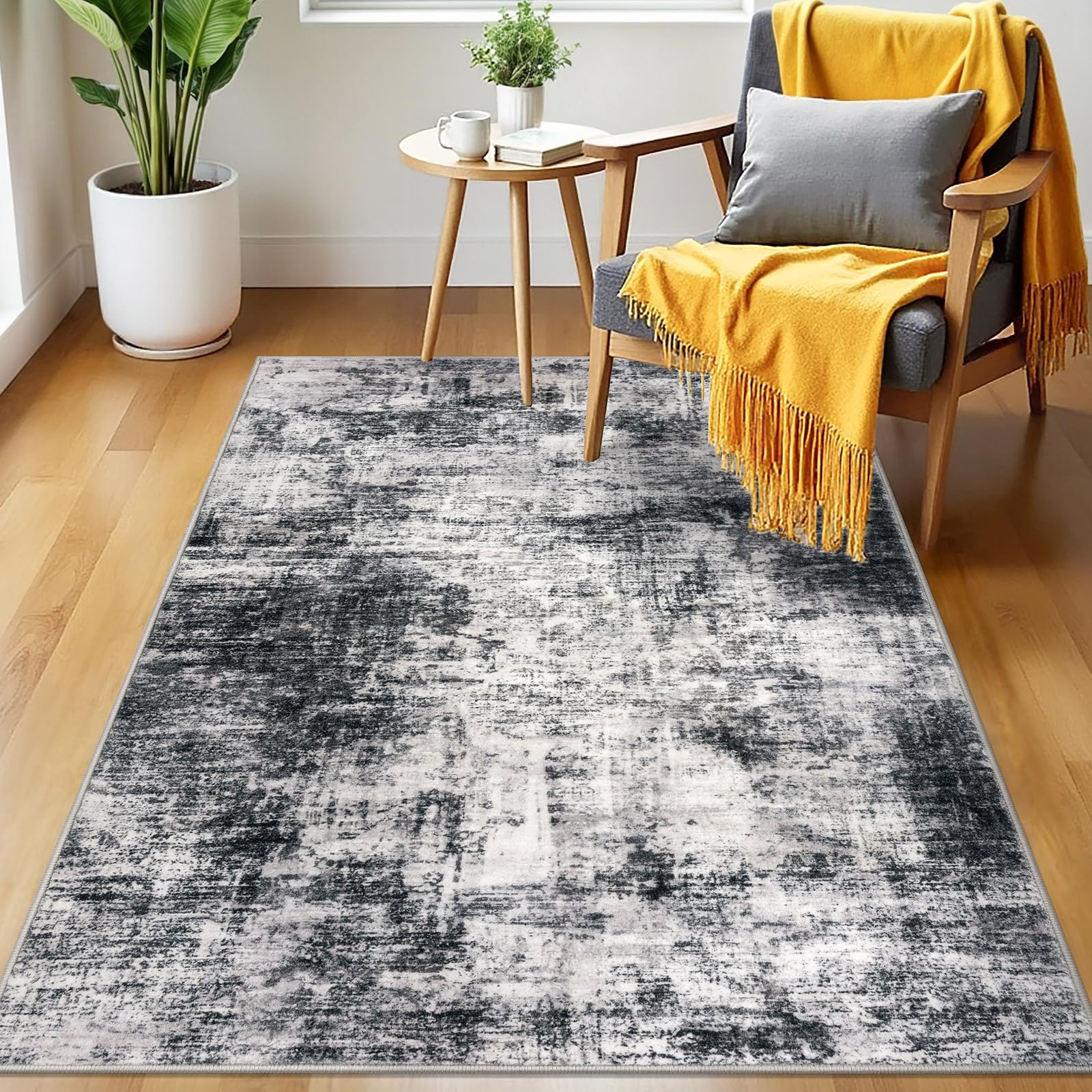 IOHOUZE printed abstract design adds dynamic visual interest to rooms.