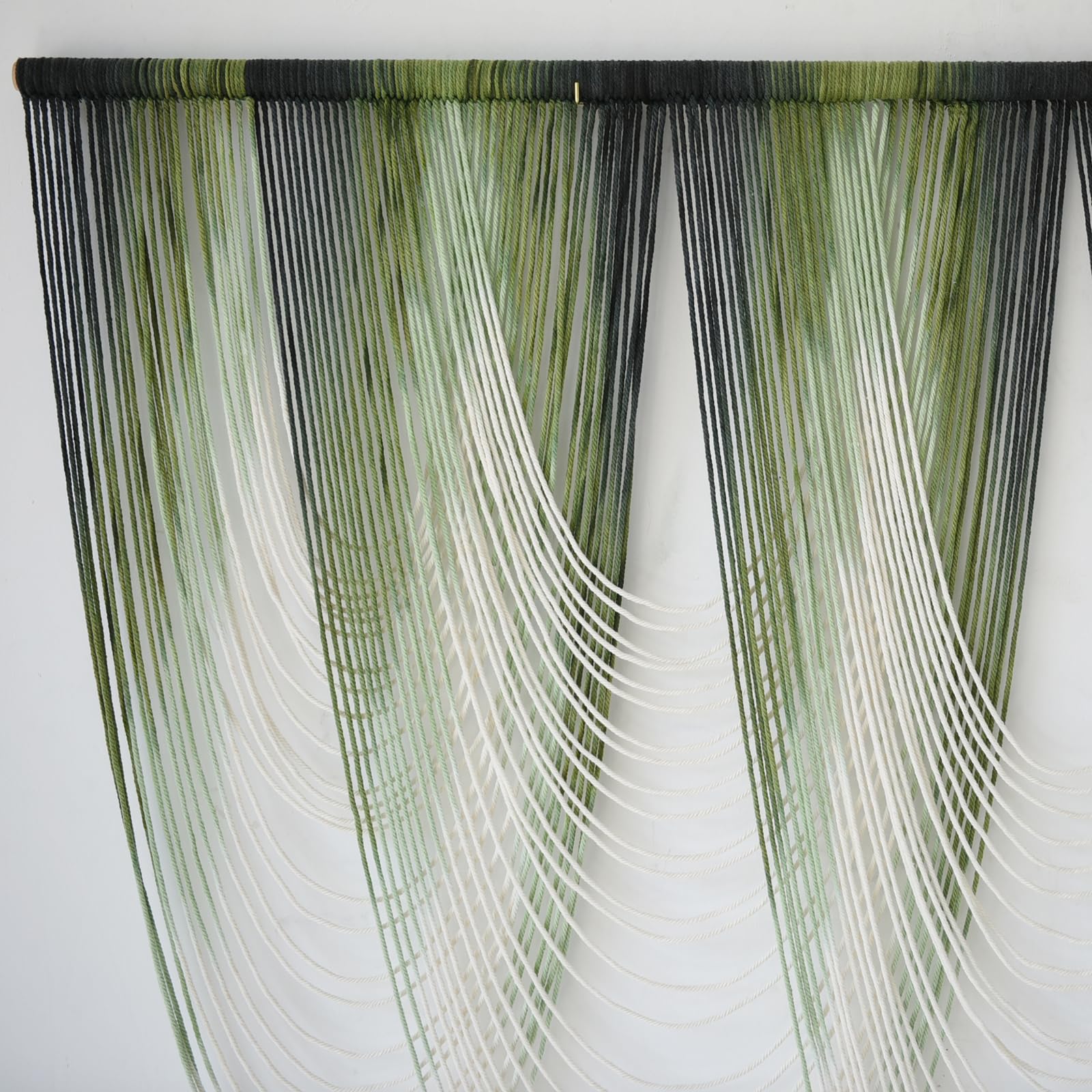 IOWER 57x41 inch macrame wall hanging as focal point in living room