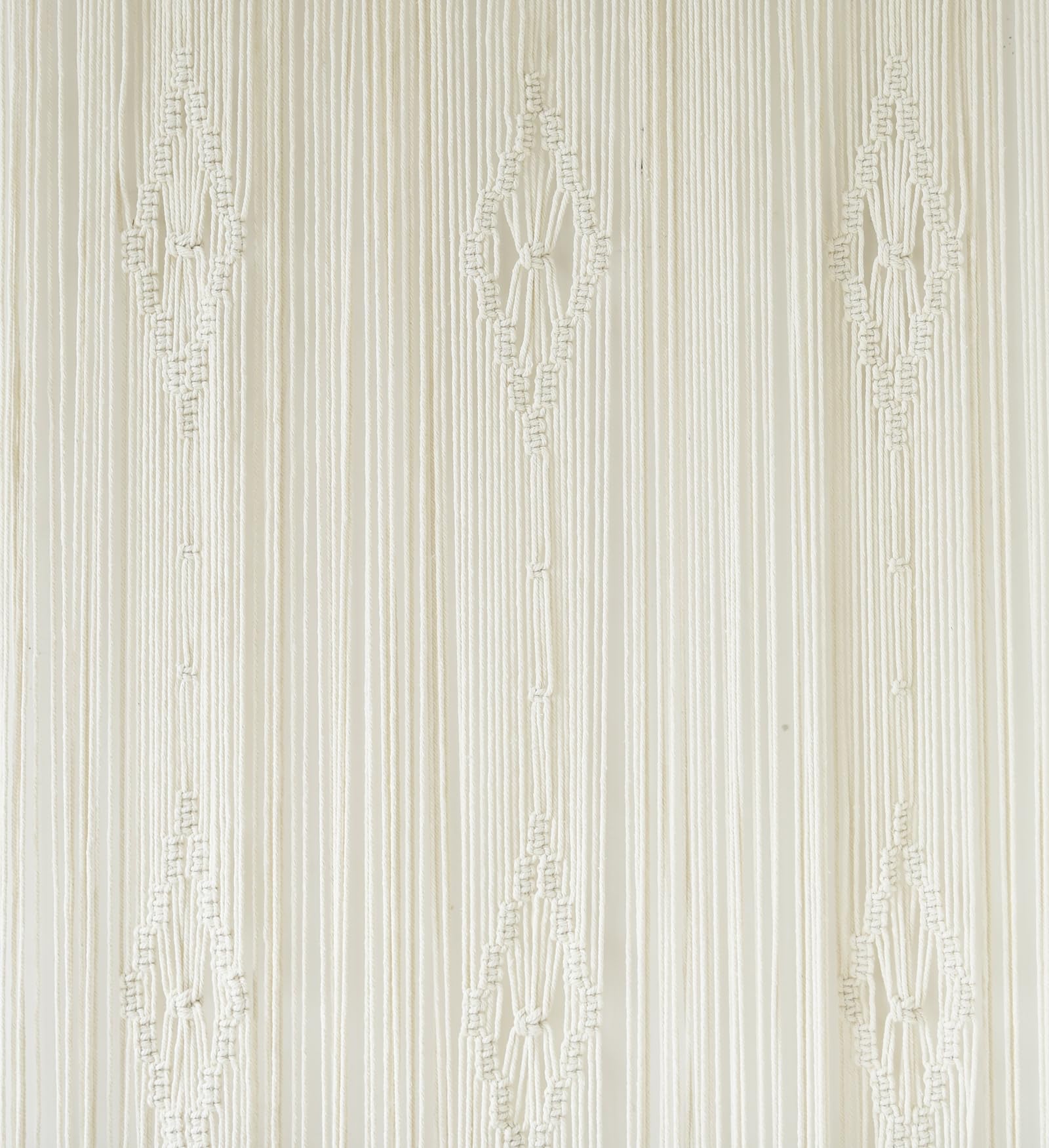 IOWER macrame curtain doorway hang enhances entryway aesthetics.