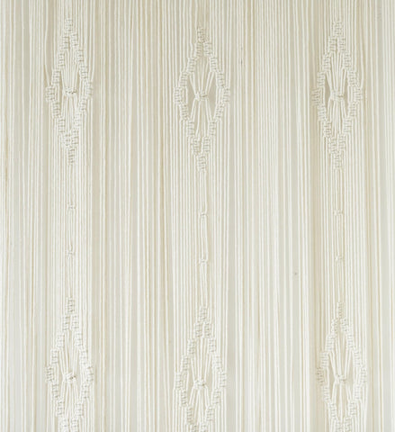 IOWER macrame curtain doorway hang enhances entryway aesthetics.