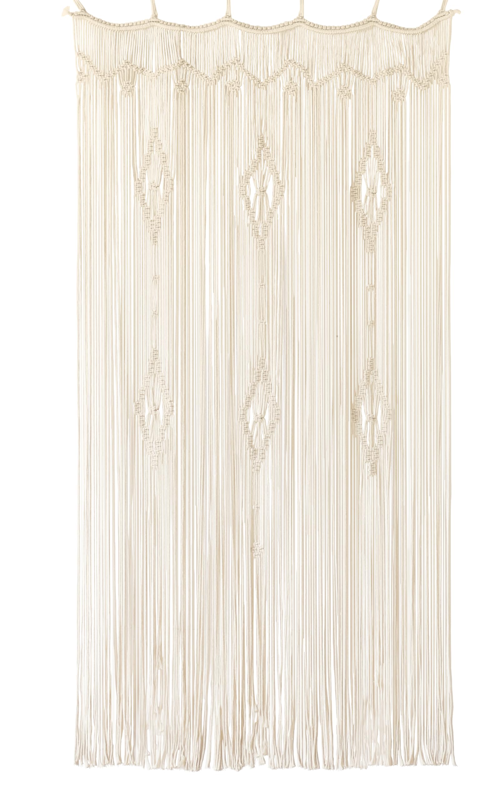 IOWER macrame curtain window panel highlights minimalist texture and soft light.