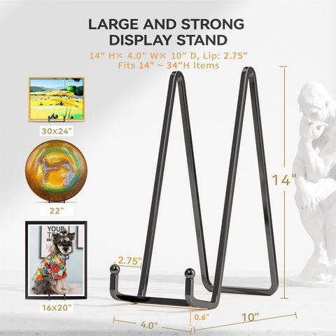 IPAME large lip-depth display stand secures thicker displays with reliable base.